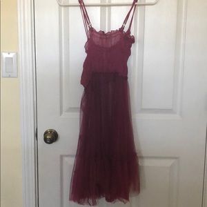 Free people tulle slip size xs